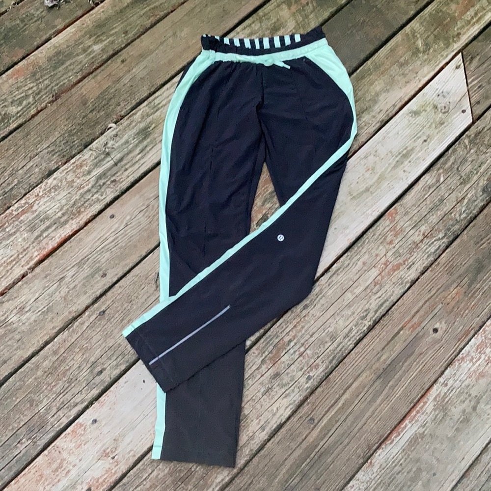 Lululemon Side Striped Athletic Track Pants  Athleisure Sporty Retro